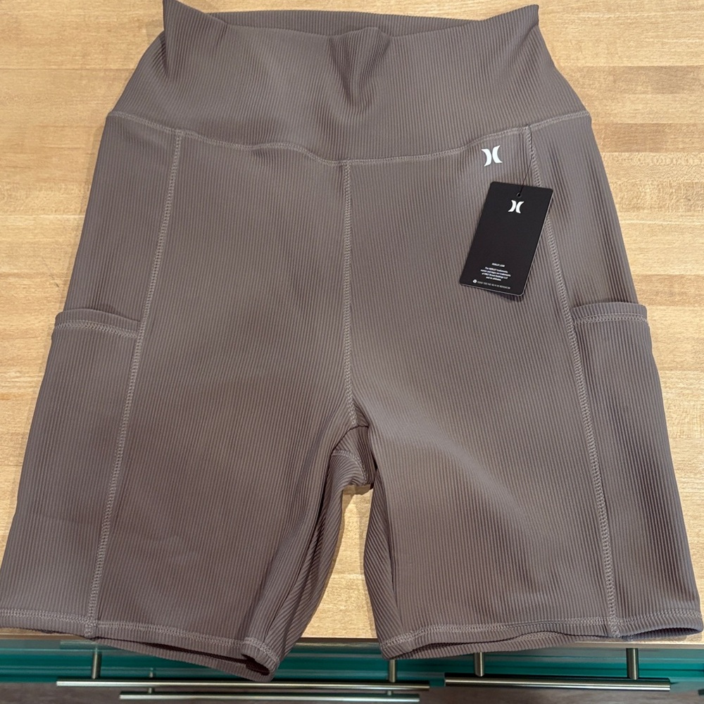 Hurley Women's Taupe Bike Shorts
